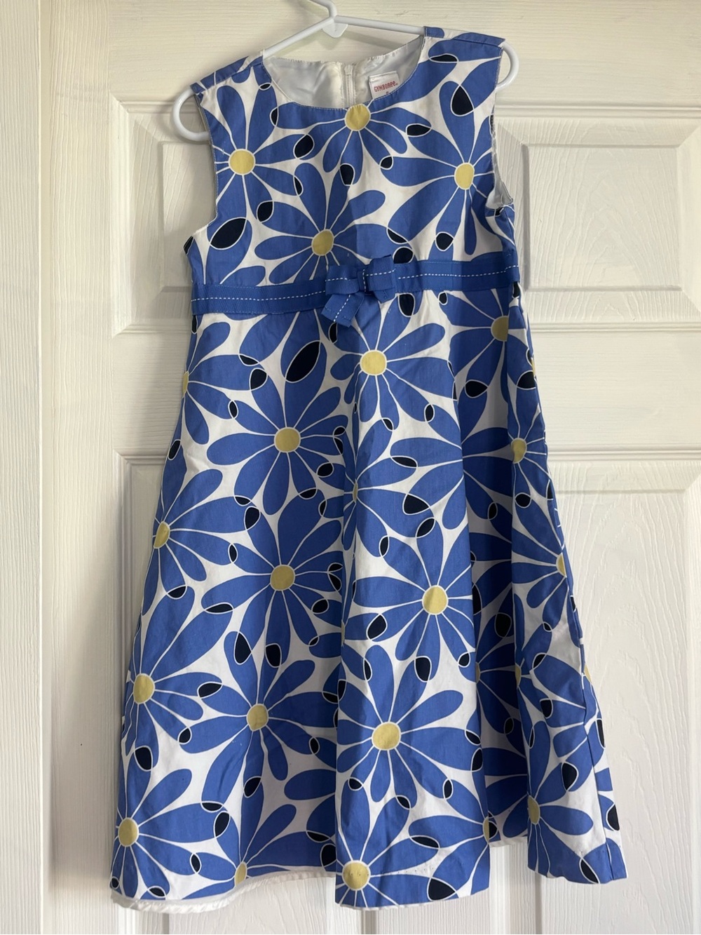 Gymboree Fit and Flare Daisy Print Dress Size 8